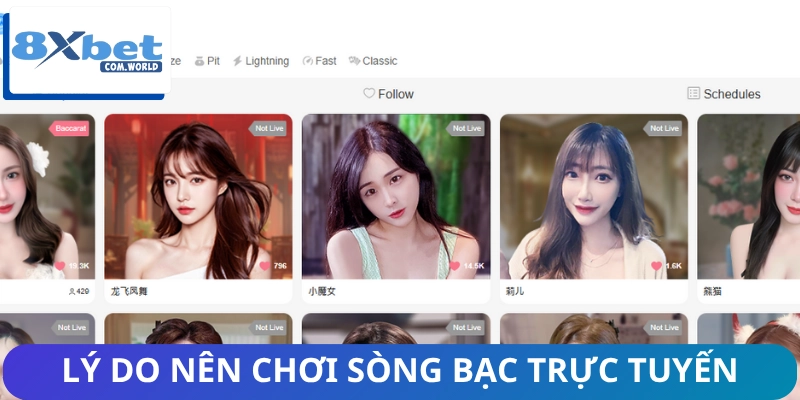 Nguyên nhân sòng bạc trực tuyến được yêu thích