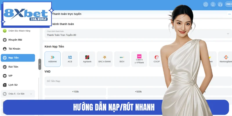 8XBET ⭐ Trang Chủ Chính Thức T9/2026 | 8X BET Tải App Húp 88K 19 Hướng dẫn nạp rút nhanh chóng với vài thao tác đơn giản